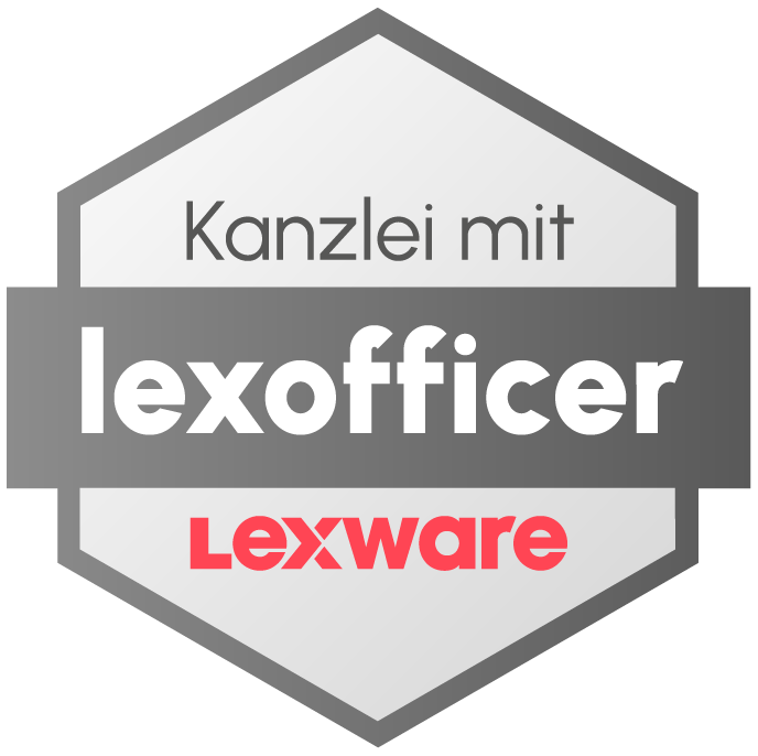 Kanzlei mit lexofficer, Lexware Partner-Siegel